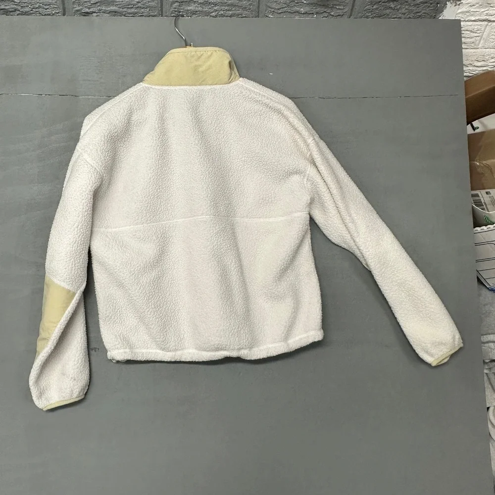 The North Face Mens Fleece Pullover Jacket Cream‎ Tan Size S